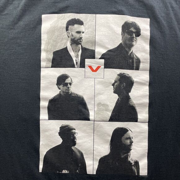 Maroon 5 Shirt Mens Extra Large Black 2021 MMXXI Tour Concert Band Adam Levine - Picture 3 of 9
